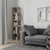 Piano Modern Corner Bookcase Display Unit Tall 158.9cm - Decortie